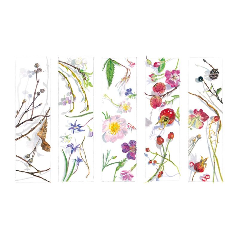 FineArtPrint Hahnemuehle Museum Etching mit floralen Motiven